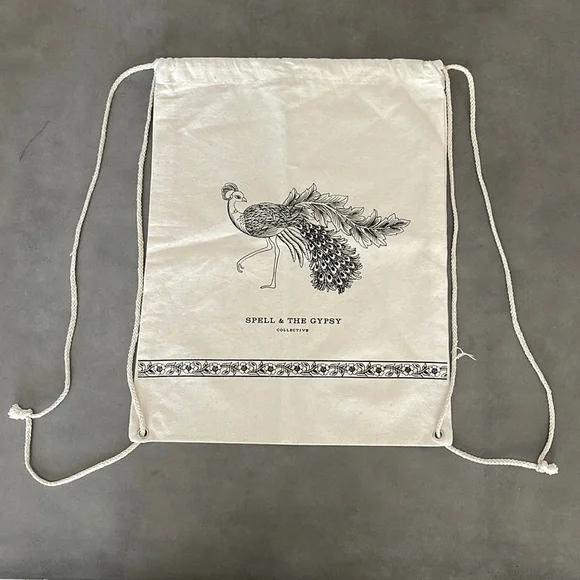 RARE Spell Draw String Bag/Backpack, NWOT Drawstring Backpack Bag Waterproof Draw String Back Sack  main image 2